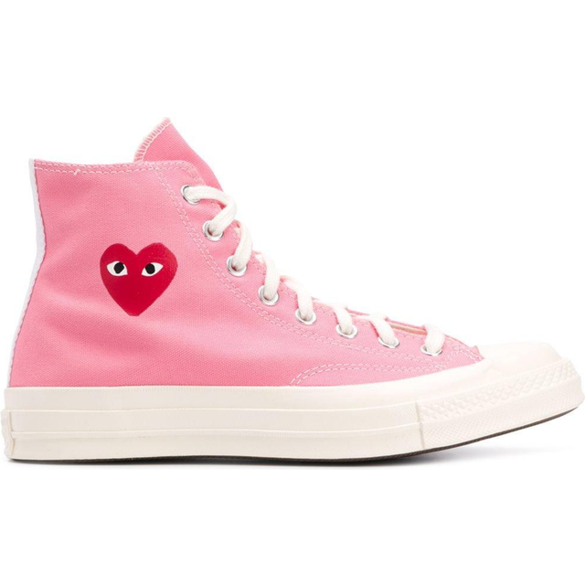 Converse - x Comme Des Garçons Play Chuck 70 Hi "Steel Gray" sneakers - unisex - Canvas/Canvas/Rubber - 8 - Grey