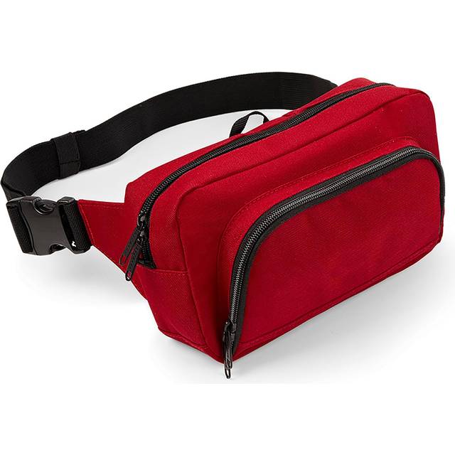 (One Size, Classic Red) BagBase Organiser Belt / Waistpack Bag (2.5 Litres)