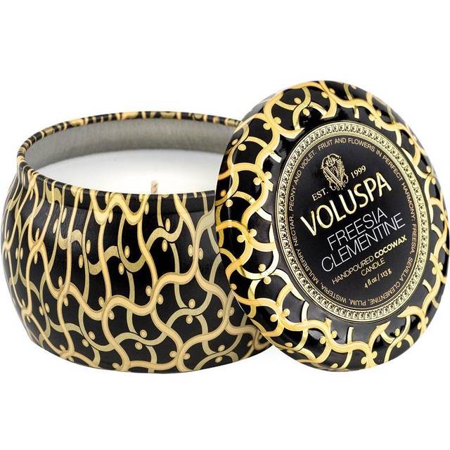Voluspa Mini Tin Candle Freesia Clementine 25h