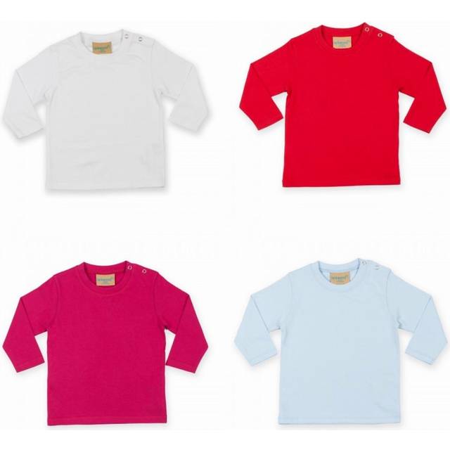 Larkwood Baby/Toddler Long Sleeve T-Shirt LW21T Pale Pink 18-24 Months