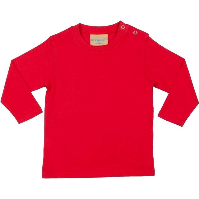 Larkwood Baby/Toddler Long Sleeve T-Shirt LW21T Red 0-6 Months Colour:
