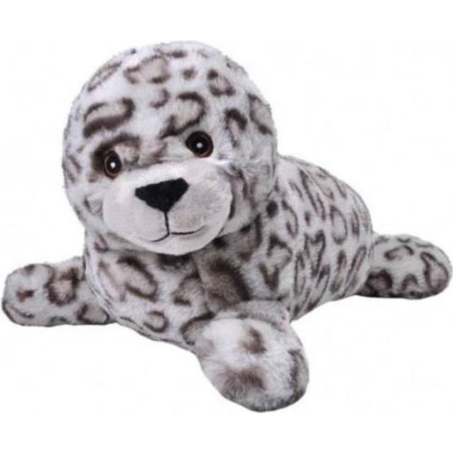 EcoKins Harbor Seal Pup Stuffed Animal 12 inch, Eco Friendly Gifts for Kids, Plush Toy, Handcrafted Using 16 Recycled Plastic Water Bottles