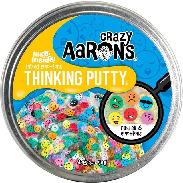 "Crazy Aaron's Hide Inside! Mixed Emotions Thinking Putty - 4"""" Tin Thinking Putty - Non-Toxic Sensory Play Putty - Never Dries Out - Creativ"