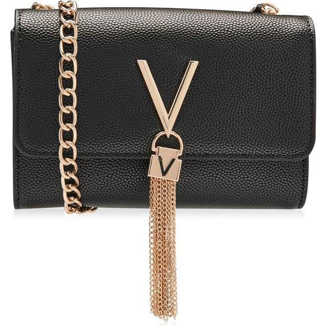 Valentino for woman. VBS1R403G Divina handbag black (OSFA), Casual, Polyurethane