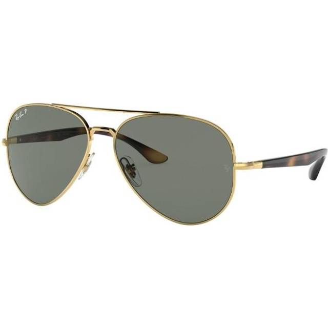Ray - Ban Unisex RB3675 001/58 Solglasögon Metall Guld G15 Pilot Polariserad