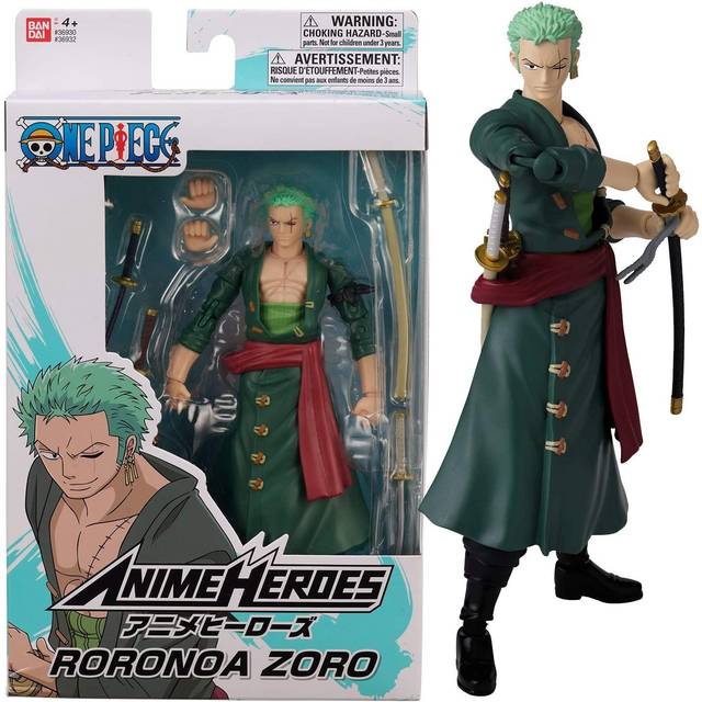 Bandai Anime Heroes: One Piece - Roronoa Zoro Action Figure