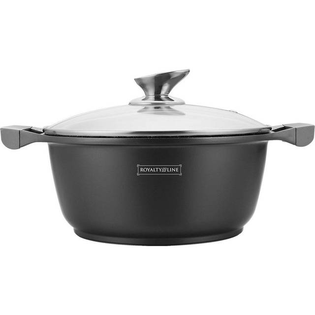 RCasserole - Die Cast - Non Stick Greblon Marble Coated - 30 cm / 7 L - Royalty Line