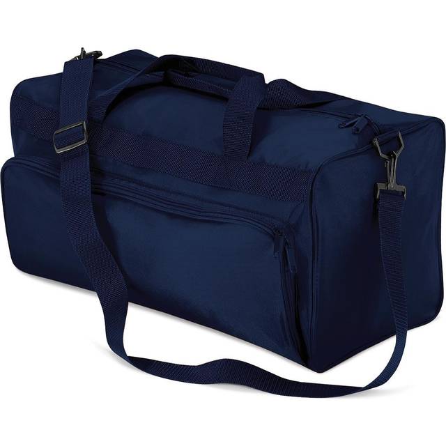 (One Size, French Navy) Quadra Duffle Holdall Travel Bag (34 Litres) (Pack of 2)