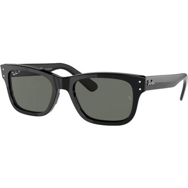 Ray-Ban Mr Burbank RB 2283 901/58, SQUARE Sunglasses, MALE, polarised, available with prescription - Black