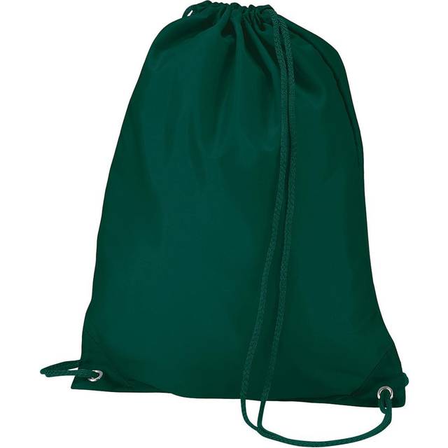 (One Size, Bottle Green) Quadra Gymsac Shoulder Carry Bag - 7 Litres