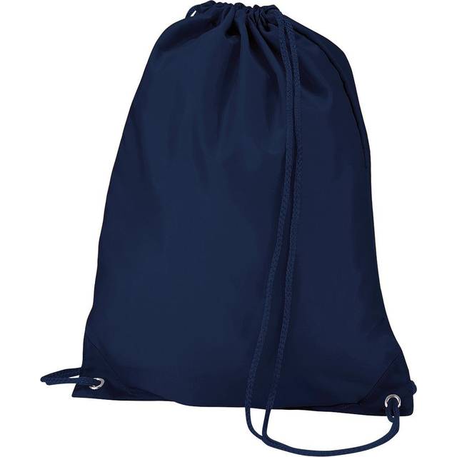 (One Size, French Navy) Quadra Gymsac Shoulder Carry Bag - 7 Litres