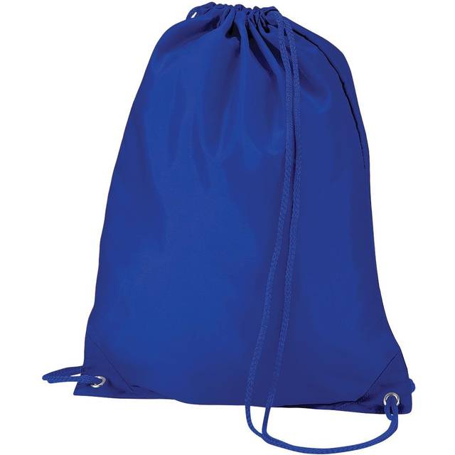 (One Size, Bright Royal) Quadra Gymsac Shoulder Carry Bag - 7 Litres