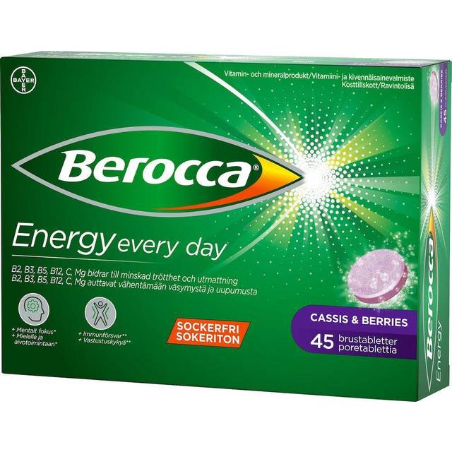 Berocca Energy Cassis &amp; Berries, 45 st