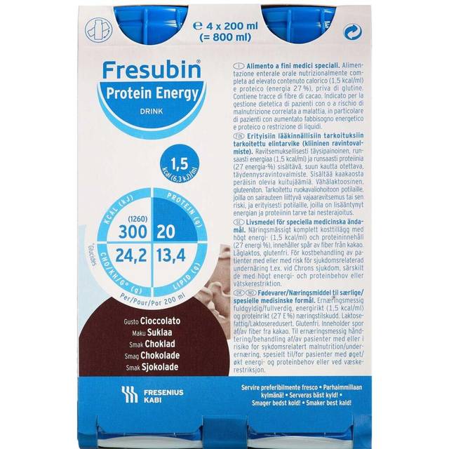 Fresubin Protein Energy DRINK - 4x200ml choklad - 4 st
