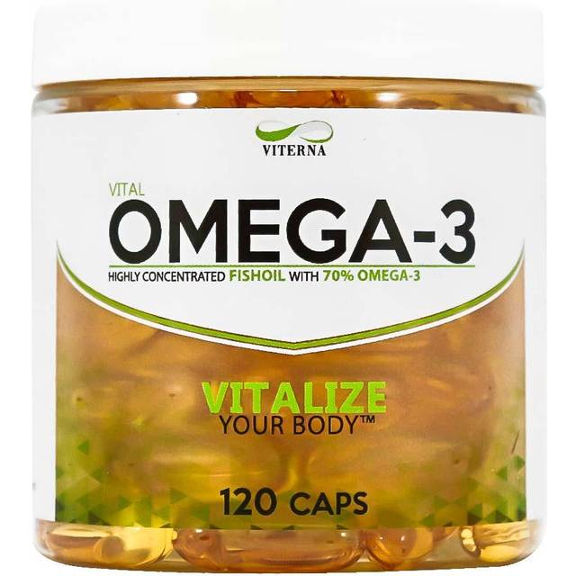 Viterna Omega-3 Högkoncentrerad 70% Kapslar 120 st