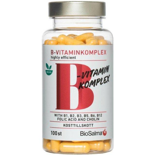 BioSalma Biosalma B-vitaminkomplex Highly Efficient 100 tabletter - Multi
