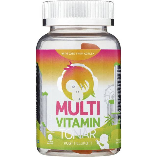 Monkids Multivitamin Tonår Apelsin 60 tuggtabletter