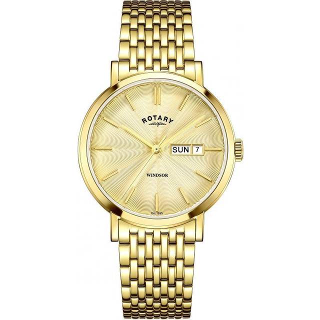 Rotary Watch Windsor Mens - Gold