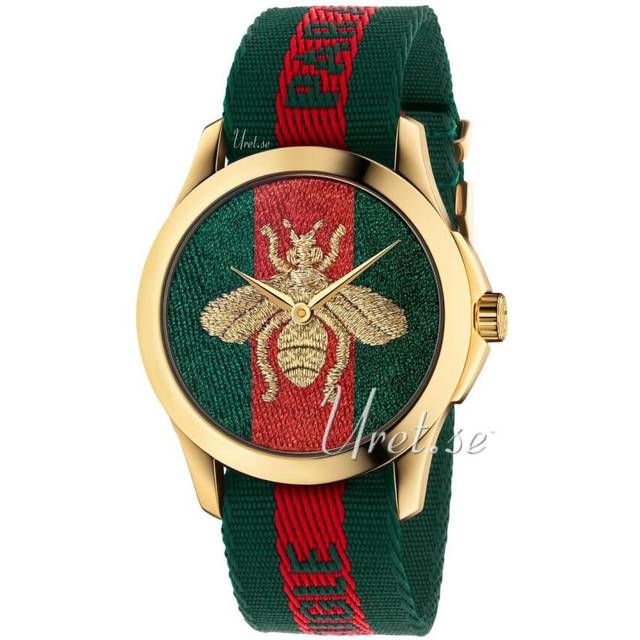 Gucci YA126487 Unisex Watch - Silver Fabric - One Size