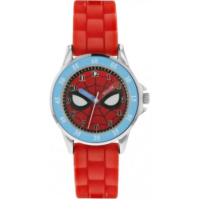 Disney Spiderman Children's Red Rubber Strap Watch