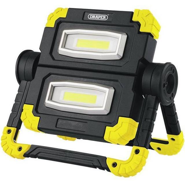 Draper Twin Cob Led Rechargeable Worklight 10w 850 Lumens 87696