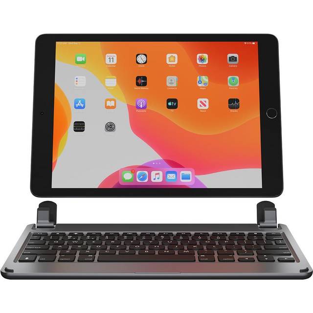 Brydge Aluminium Tangentbord fÃ¶r iPad 10.2'' RymdgrÃ¥ - Nordisk layout