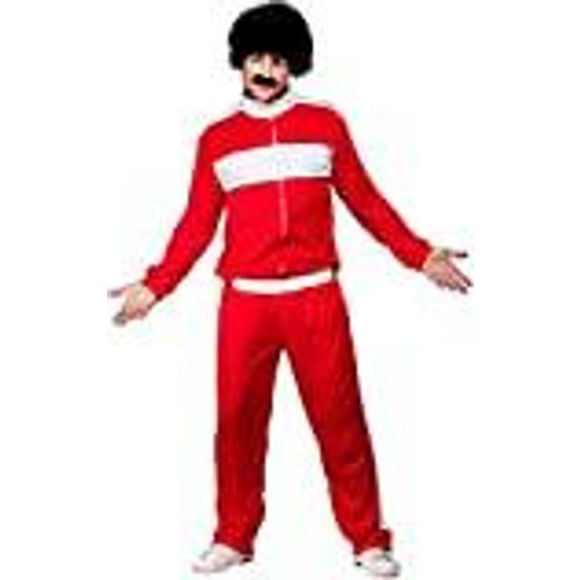 Mens 80s Liverpool Scouser Tracksuit Halloween Costume - Plus Size