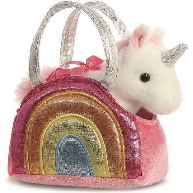 Aurora World Fancy Pals Rainbow Unicorn Soft Toy
