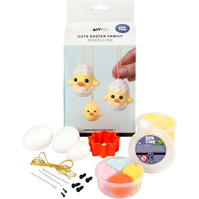 Påskpyssel Söta Kycklingvänner 3-pack Creativ Company