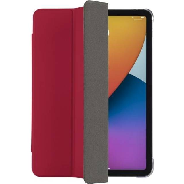 Hama Fodral för Apple iPad mini 2021 (öppningsbart fodral för Apple Tablet mini 6:e generationen, skyddsfodral med stativfunktion, transparent baksida, magnetiskt fodral) röd