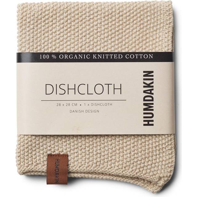 Humdakin Humdakin Knitted dishcloth 28x28 cm Light stone