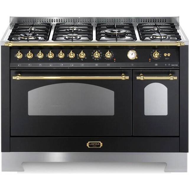 Spis - Dolce Vita 120 cm (2 ugnar) (Svart/Mässing) Gas