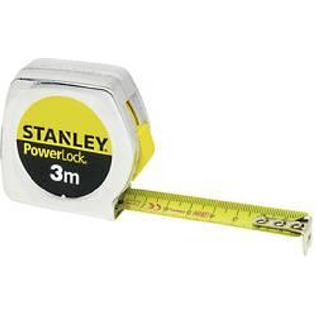 Taschenrollbandmaß PowerLock®, L.3m B.12,7mm mm/cm EG II Ku.Clip SB STANLEY