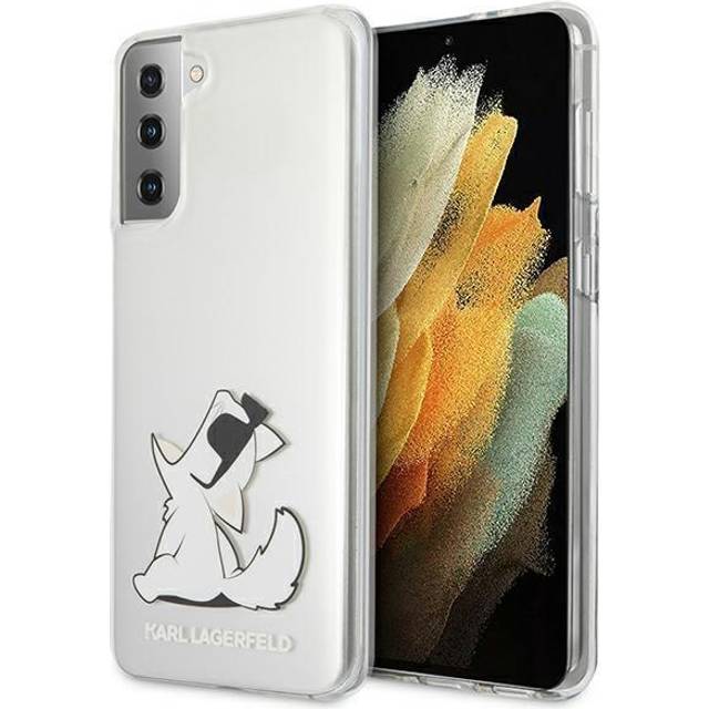 Karl Lagerfeld, Hårt skydd, Choupette Eats för Samsung Galaxy S21 Plus, transparent