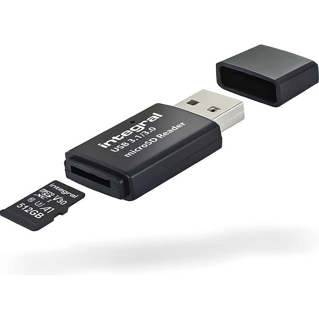 Integral Micro SD Card Reader, USB 3.1 USB 3.0, for micro SD, microSDHC, microSDXC Memory Cards, USB3.0 Memory Card Adapter
