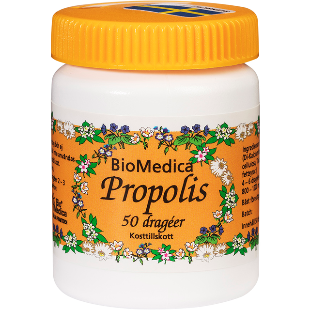 Biomedica Propolis 50 tabletter