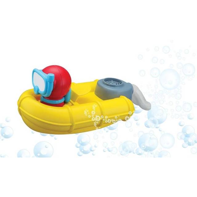 Junior rescue raft splash n play bubbles bath toy toddlers childs birthday gift