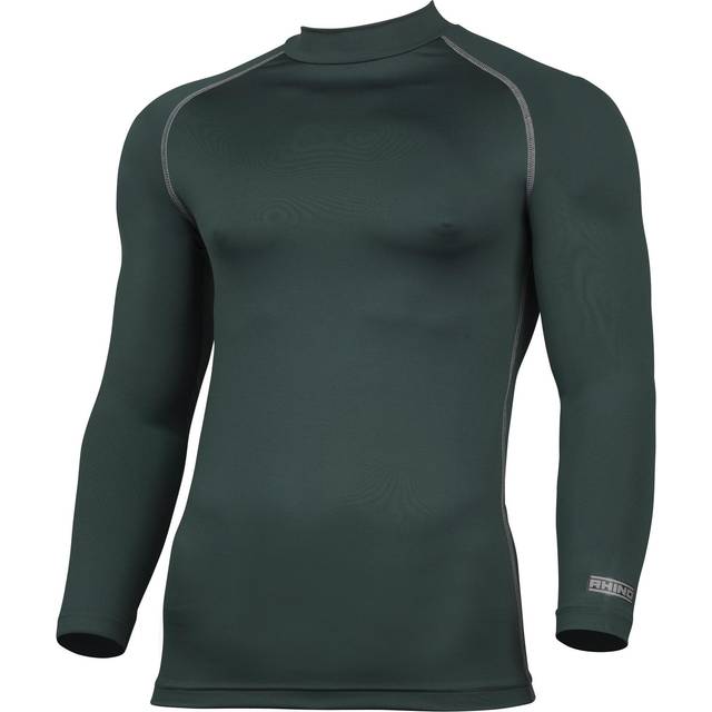 (L/XL, Bottle Green) Rhino Mens Thermal Underwear Long Sleeve Base Layer Vest Top