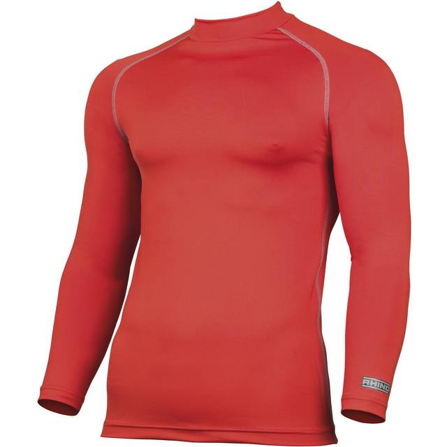 (L/XL, Red) Rhino Mens Thermal Underwear Long Sleeve Base Layer Vest Top