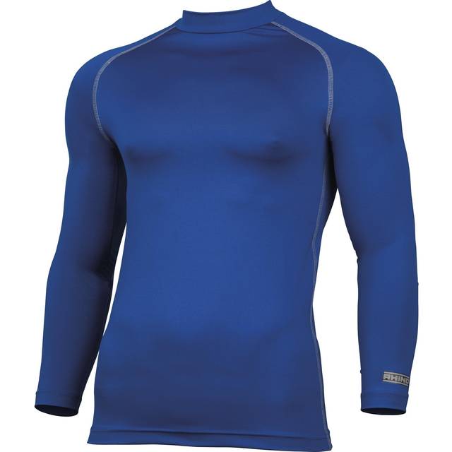 (L/XL, Royal) Rhino Mens Thermal Underwear Long Sleeve Base Layer Vest Top