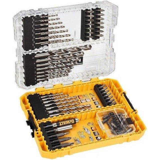 Dewalt - DT70761 72 pc hss-g Metal Masonry Drill Bit Set Medium Tough Case Tstak