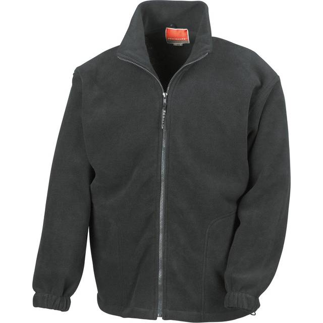(M, Black) Result Mens Full Zip Active Fleece Anti Pilling Jacket