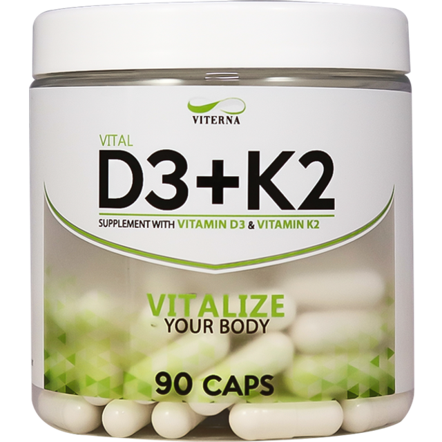Viterna Vital D3 + K2 90 kapslar