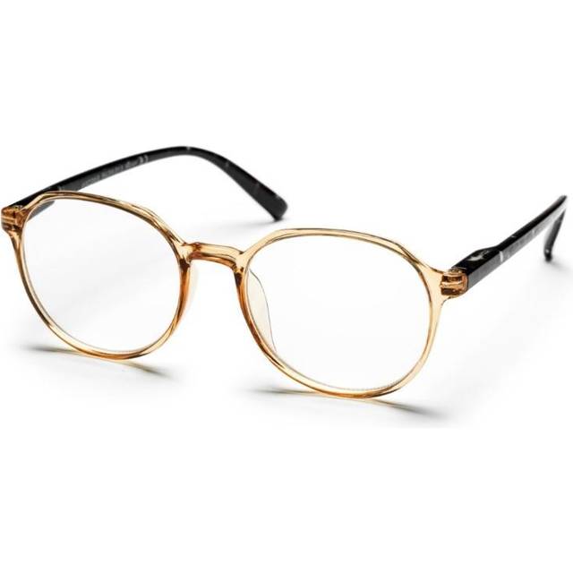 Haga Nora Transp/Havana Läsglasögon 1par +2.5