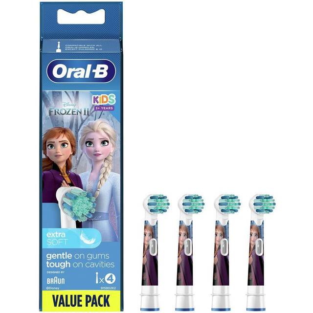 Oral-B Kids Borsthuvuden Dekorerade Med Disney Frost-Figurer, 4-pack