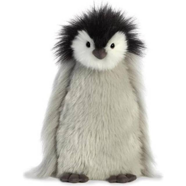 AURORA, Luxe Boutique, Milly The Baby Emperor Penguin,03510, Soft Toy, Grey, 11in, White and Black, Gift Idea
