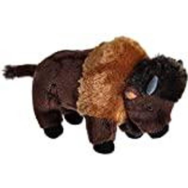 Wild Calls Bison, Authentic Animal Sound, Stuffed Animal, 7.5 Inches Inches, Gift for Kids, Plush Toy, Fill is Spun Recycled Water Bottles
