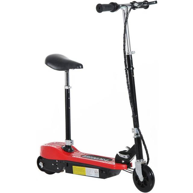 HOMCOM Kids Foldable E-Scooter W/Brake Kickstand for 7-12 Years Old -Red | TJ Hughes