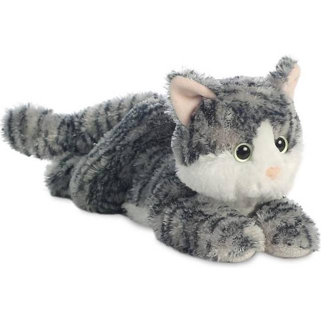 Aurora Plush Flopsies Lily Cat Soft Toy - Pink