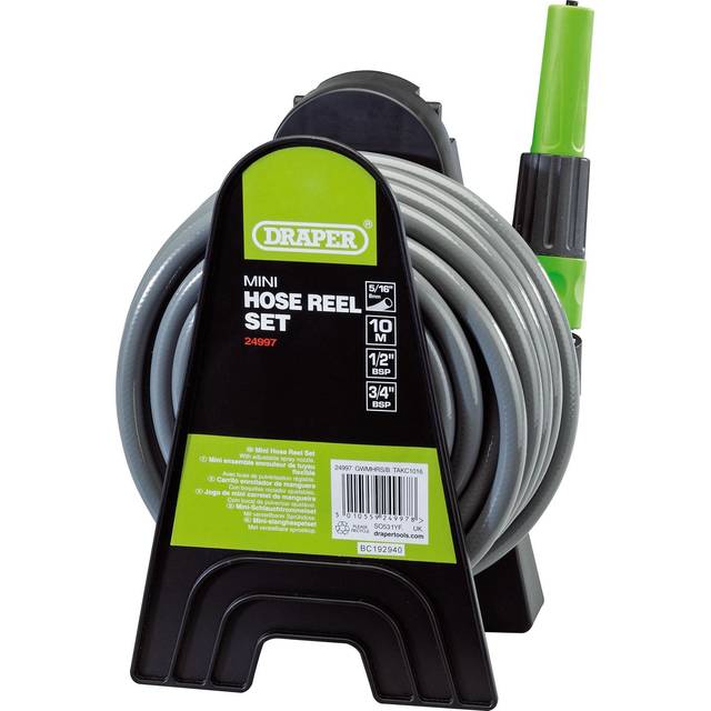 Mini Hose Reel Set, 8mm Bore, 10m